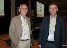 Gert Mulder, CEO of the Fresh Produce Centre with Ton van Arnhem NVWA, director at the Dutch plant protection agency.